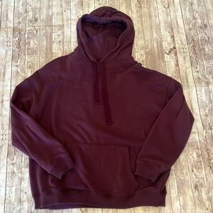 American Eagle oversized Burgundy Hoodie